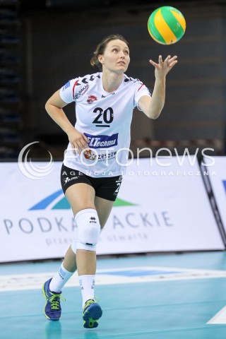  08.10.2017 RZESZOW <br />SIATKOWKA KOBIET SEZON 2017/2018 <br />V MIEDZYNARODOWY TURNIEJ O PUCHAR FIRMY DEVELOPRES<br />MECZ RC CANNES ? DEVELOPRES SKYRES RZESZOW <br />N/Z JELENA BLAGOJEVIC SYLWETKA <br /> 