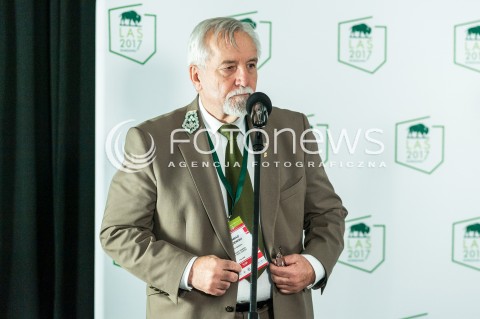  09.10.2017 WARSZAWA<br />KONFERENCJA PRASOWA MINISTRA SRODOWISKA<br />N/Z KONRAD TOMASZEWSKI DYREKTOR GENERALNY LASOW PANSTWOWYCH<br /> 