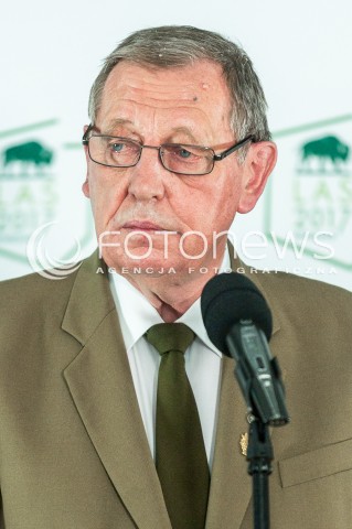  09.10.2017 WARSZAWA<br />KONFERENCJA PRASOWA MINISTRA SRODOWISKA<br />N/Z JAN SZYSZKO<br /> 