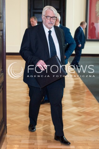  10.10.2016 WARSZAWA <br />POSIEDZENIE RADY MINISTROW <br />N/Z WITOLD WASZCZYKOWSKI<br /> 