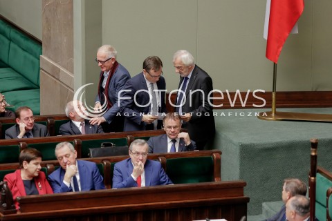  11.10.2017 WARSZAWA SEJM<br />POSIEDZENIE SEJMU RP<br />N/Z ZBIGNIEW ZIOBRO RYSZARD TERLECKI<br /> 