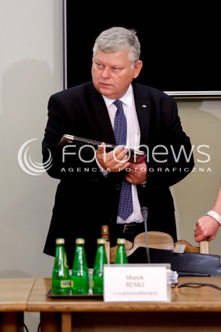  11.10.2017 WARSZAWA SEJM<br />KOMISJA SLEDCZA GRUPY AMBER GOLD<br />N/Z MAREK SUSKI<br /> 