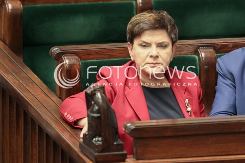 Posiedzenie Sejmu w Warszawie