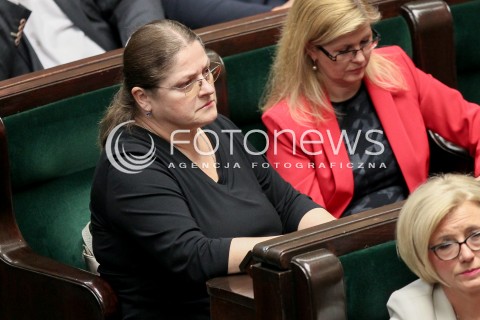  11.10.2017 WARSZAWA SEJM<br />POSIEDZENIE SEJMU RP<br />N/Z KRYSTYNA PAWLOWICZ<br /> 