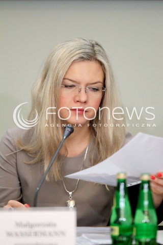  11.10.2017 WARSZAWA SEJM<br />KOMISJA SLEDCZA GRUPY AMBER GOLD<br />N/Z MALGORZATA WASSERMANN<br /> 