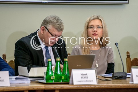  11.10.2017 WARSZAWA SEJM <br />KOMISJA SLEDCZA DS AMBER GOLD <br />N/Z MALGORZATA WASSERMANN MAREK SUSKI<br /> 