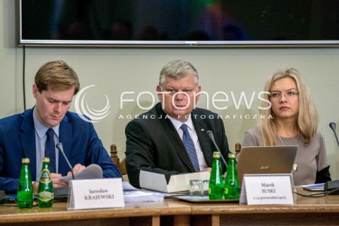  11.10.2017 WARSZAWA SEJM <br />KOMISJA SLEDCZA DS AMBER GOLD <br />N/Z JAROSLAW KRAJEWSKI MALGORZATA WASSERMANN MAREK SUSKI<br /> 