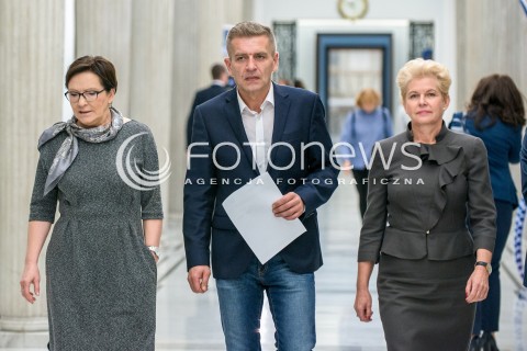  11.10.2017 WARSZAWA SEJM<br />POSIEDZENIE SEJMU<br />N/Z EWA KOPACZ BARTOSZ ARLUKOWICZ BEATA MALECKA LIBERA<br /> 
