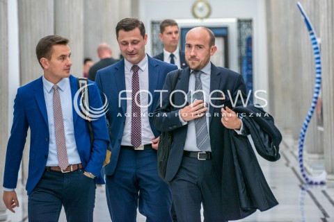  11.10.2017 WARSZAWA SEJM<br />POSIEDZENIE SEJMU<br />N/Z BORYS BUDKA ARKADIUSZ MYRCHA<br /> 