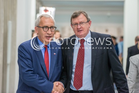  11.10.2017 WARSZAWA SEJM<br />POSIEDZENIE SEJMU<br />N/Z TADEUSZ CYMANSKI KAZIMIERZ SMOLINSKI<br /> 