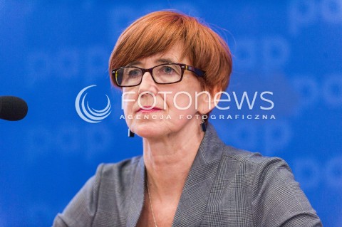  11.10.2017 WARSZAWA<br />OTWARCIE KAMPANII POCZTA POLSKA BEZ BARIER<br />N/Z MINISTER RODZINY ELZBIETA RAFALSKA<br /> 