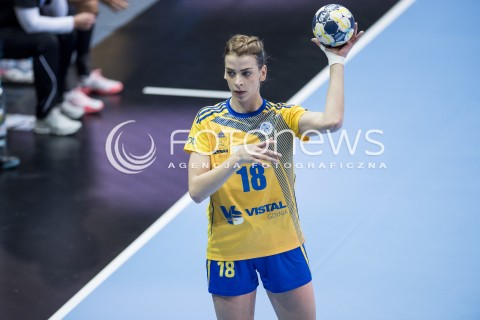  06.09.2017 GDYNIA<br />EHF LIGA MISTRZYN W PILCE RECZNEJ KOBIET SEZON 2017/2018<br />EFH WOMENS HANDBALL CHAMPIONS LEAGUE SEASON 2017/2018<br />MECZ VISTAL GDYNIA - CSM BUCARESTI<br />N/Z ALEKSANDRA ZYCH<br /> 