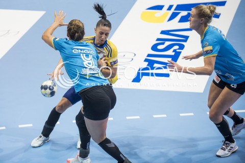  06.09.2017 GDYNIA<br />EHF LIGA MISTRZYN W PILCE RECZNEJ KOBIET SEZON 2017/2018<br />EFH WOMENS HANDBALL CHAMPIONS LEAGUE SEASON 2017/2018<br />MECZ VISTAL GDYNIA - CSM BUCARESTI<br />N/Z PATRICIA MATIELI MACHADO<br /> 