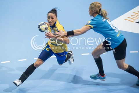  06.09.2017 GDYNIA<br />EHF LIGA MISTRZYN W PILCE RECZNEJ KOBIET SEZON 2017/2018<br />EFH WOMENS HANDBALL CHAMPIONS LEAGUE SEASON 2017/2018<br />MECZ VISTAL GDYNIA - CSM BUCARESTI<br />N/Z PATRICIA MATIELI MACHADO<br /> 