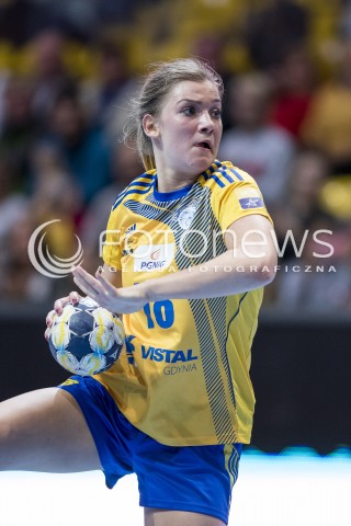  06.09.2017 GDYNIA<br />EHF LIGA MISTRZYN W PILCE RECZNEJ KOBIET SEZON 2017/2018<br />EFH WOMENS HANDBALL CHAMPIONS LEAGUE SEASON 2017/2018<br />MECZ VISTAL GDYNIA - CSM BUCARESTI<br />N/Z PAULINA USCINOWICZ<br /> 