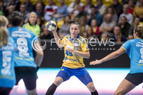  06.09.2017 GDYNIA<br />EHF LIGA MISTRZYN W PILCE RECZNEJ KOBIET SEZON 2017/2018<br />EFH WOMENS HANDBALL CHAMPIONS LEAGUE SEASON 2017/2018<br />MECZ VISTAL GDYNIA - CSM BUCARESTI<br />N/Z PATRICIA MATIELI MACHADO<br /> 