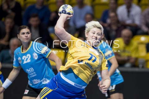  06.09.2017 GDYNIA<br />EHF LIGA MISTRZYN W PILCE RECZNEJ KOBIET SEZON 2017/2018<br />EFH WOMENS HANDBALL CHAMPIONS LEAGUE SEASON 2017/2018<br />MECZ VISTAL GDYNIA - CSM BUCARESTI<br />N/Z PATRYCJA KULWINSKA<br /> 