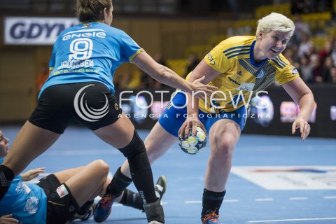  06.09.2017 GDYNIA<br />EHF LIGA MISTRZYN W PILCE RECZNEJ KOBIET SEZON 2017/2018<br />EFH WOMENS HANDBALL CHAMPIONS LEAGUE SEASON 2017/2018<br />MECZ VISTAL GDYNIA - CSM BUCARESTI<br />N/Z PATRYCJA KULWINSKA<br /> 