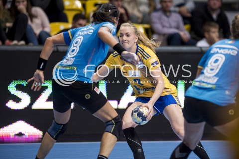 06.09.2017 GDYNIA<br />EHF LIGA MISTRZYN W PILCE RECZNEJ KOBIET SEZON 2017/2018<br />EFH WOMENS HANDBALL CHAMPIONS LEAGUE SEASON 2017/2018<br />MECZ VISTAL GDYNIA - CSM BUCARESTI<br />N/Z KATARZYNA JANISZEWSKA<br /> 