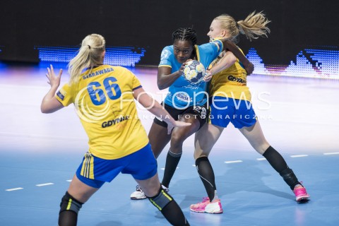  06.09.2017 GDYNIA<br />EHF LIGA MISTRZYN W PILCE RECZNEJ KOBIET SEZON 2017/2018<br />EFH WOMENS HANDBALL CHAMPIONS LEAGUE SEASON 2017/2018<br />MECZ VISTAL GDYNIA - CSM BUCARESTI<br />N/Z GNONSIANE NIOMBLA<br /> 