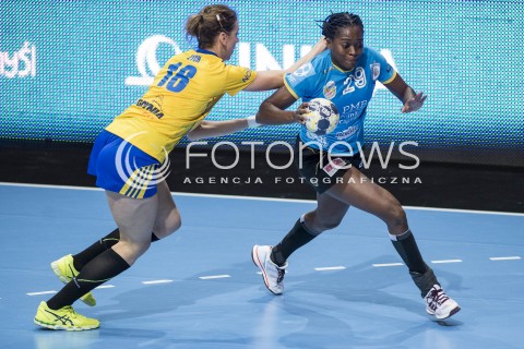  06.09.2017 GDYNIA<br />EHF LIGA MISTRZYN W PILCE RECZNEJ KOBIET SEZON 2017/2018<br />EFH WOMENS HANDBALL CHAMPIONS LEAGUE SEASON 2017/2018<br />MECZ VISTAL GDYNIA - CSM BUCARESTI<br />N/Z GNONSIANE NIOMBLA<br /> 