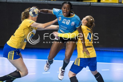  06.09.2017 GDYNIA<br />EHF LIGA MISTRZYN W PILCE RECZNEJ KOBIET SEZON 2017/2018<br />EFH WOMENS HANDBALL CHAMPIONS LEAGUE SEASON 2017/2018<br />MECZ VISTAL GDYNIA - CSM BUCARESTI<br />N/Z GNONSIANE NIOMBLA<br /> 