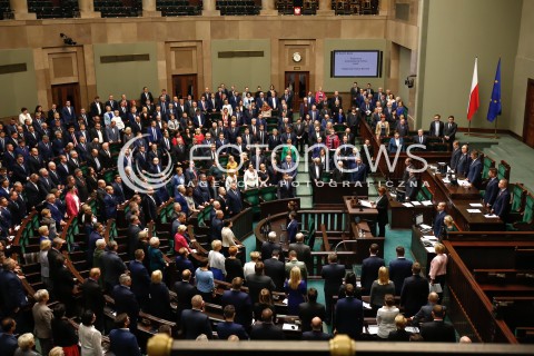  12.10.2017 WARSZAWA SEJM<br />POSIEDZENIE SEJMU RP<br />N/Z SALA OBRAD WIDOK VIEW<br /> 