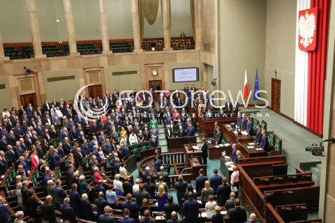  12.10.2017 WARSZAWA SEJM<br />POSIEDZENIE SEJMU RP<br />N/Z SALA OBRAD WIDOK VIEW<br /> 
