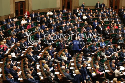  12.10.2017 WARSZAWA SEJM<br />POSIEDZENIE SEJMU RP<br />N/Z SALA OBRAD POSLOWIE WIDOK VIEW<br /> 