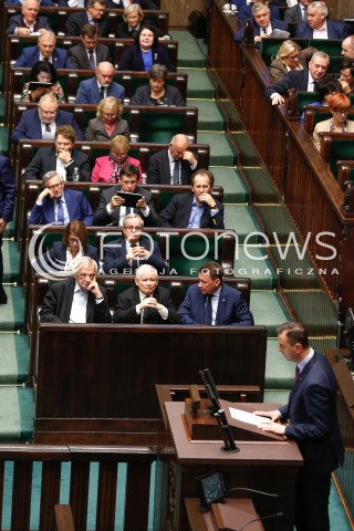  12.10.2017 WARSZAWA SEJM<br />POSIEDZENIE SEJMU RP<br />N/Z JAROSLAW KACZYNSKI MARIUSZ BLASZCZAK RYSZARD TERLECKI WLADYSLAW KOSINIAK KAMYSZ<br /> 