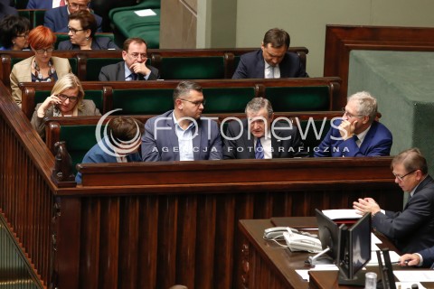 12.10.2017 WARSZAWA SEJM<br />POSIEDZENIE SEJMU RP<br />N/Z BEATA SZYDLO PIOTR GLINSKI<br /> 