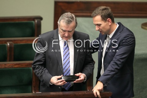  12.10.2017 WARSZAWA SEJM<br />POSIEDZENIE SEJMU RP<br />N/Z PIOTR GLINSKI<br /> 