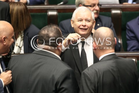  12.10.2017 WARSZAWA SEJM<br />POSIEDZENIE SEJMU RP<br />N/Z JAROSLAW KACZYNSKI<br /> 