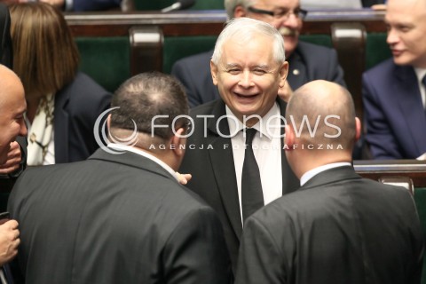  12.10.2017 WARSZAWA SEJM<br />POSIEDZENIE SEJMU RP<br />N/Z JAROSLAW KACZYNSKI<br /> 