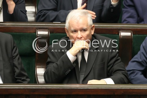  12.10.2017 WARSZAWA SEJM<br />POSIEDZENIE SEJMU RP<br />N/Z JAROSLAW KACZYNSKI<br /> 