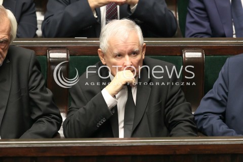  12.10.2017 WARSZAWA SEJM<br />POSIEDZENIE SEJMU RP<br />N/Z JAROSLAW KACZYNSKI<br /> 