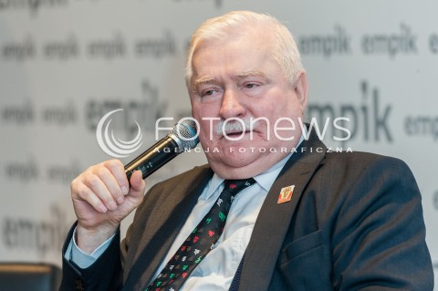  12.10.2017 WARSZAWA<br />PREMIERA KSIAZKI JA Z LECHEM WALESA ROZMAWIAJA ANDRZEJ BODNAR CEZARY LAZAREWICZ<br />N/Z LECH WALESA<br /> 