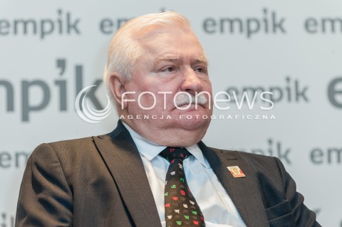  12.10.2017 WARSZAWA<br />PREMIERA KSIAZKI JA Z LECHEM WALESA ROZMAWIAJA ANDRZEJ BODNAR CEZARY LAZAREWICZ<br />N/Z LECH WALESA<br /> 