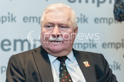  12.10.2017 WARSZAWA<br />PREMIERA KSIAZKI JA Z LECHEM WALESA ROZMAWIAJA ANDRZEJ BODNAR CEZARY LAZAREWICZ<br />N/Z LECH WALESA<br /> 