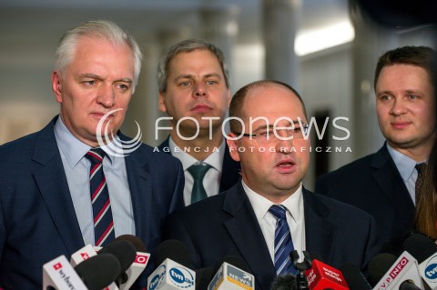  13.10.2017 WARSZAWA <br />POSIEDZENIE SEJMU<br />N/Z ADAM BIELAN JAROSLAW GOWIN<br /> 