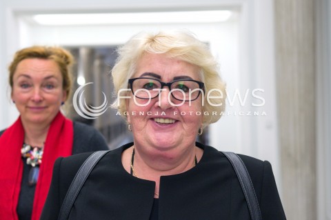  13.10.2017 WARSZAWA <br />POSIEDZENIE SEJMU<br />N/Z HENRYKA KRZYWONOS<br /> 