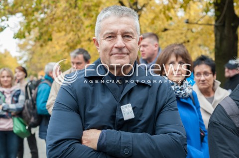  14.10.2017 WARSZAWA<br />PROTEST REZYDENTOW POD KPRM<br />N/Z WLADYSLAW FRASYNIUK<br /> 