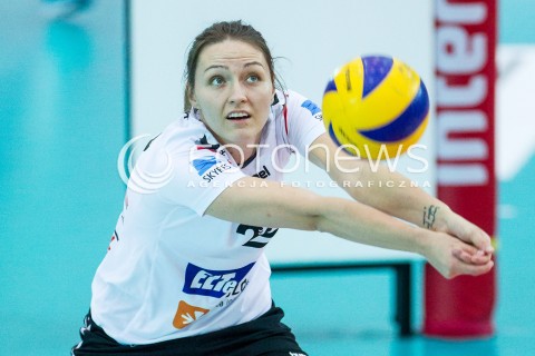  14.10.2017 RZESZOW <br />SIATKOWKA LIGA SIATKOWKI KOBIET LSK 2017/2018 WOMEN VOLLEYBALL POLAND POLISH LEAGUE <br />MECZ DEVELOPRES SKYRES RZESZOW - KS PALAC BYDGOSZCZ <br />N/Z JELENA BLAGOJEVIC SYLWETKA <br /> 