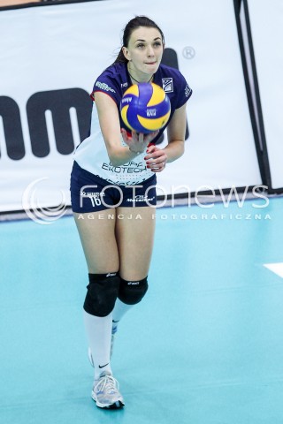  14.10.2017 RZESZOW <br />SIATKOWKA LIGA SIATKOWKI KOBIET LSK 2017/2018 WOMEN VOLLEYBALL POLAND POLISH LEAGUE <br />MECZ DEVELOPRES SKYRES RZESZOW - KS PALAC BYDGOSZCZ <br />N/Z SANDRA SZCZYGIOL SYLWETKA <br /> 