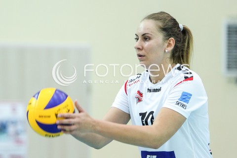  14.10.2017 RZESZOW <br />SIATKOWKA LIGA SIATKOWKI KOBIET LSK 2017/2018 WOMEN VOLLEYBALL POLAND POLISH LEAGUE <br />MECZ DEVELOPRES SKYRES RZESZOW - KS PALAC BYDGOSZCZ <br />N/Z ADELA HELIC SYLWETKA <br /> 
