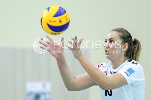  14.10.2017 RZESZOW <br />SIATKOWKA LIGA SIATKOWKI KOBIET LSK 2017/2018 WOMEN VOLLEYBALL POLAND POLISH LEAGUE <br />MECZ DEVELOPRES SKYRES RZESZOW - KS PALAC BYDGOSZCZ <br />N/Z ADELA HELIC SYLWETKA <br /> 