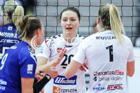  14.10.2017 RZESZOW <br />SIATKOWKA LIGA SIATKOWKI KOBIET LSK 2017/2018 WOMEN VOLLEYBALL POLAND POLISH LEAGUE <br />MECZ DEVELOPRES SKYRES RZESZOW - KS PALAC BYDGOSZCZ <br />N/Z JELENA BLAGOJEVIC <br /> 