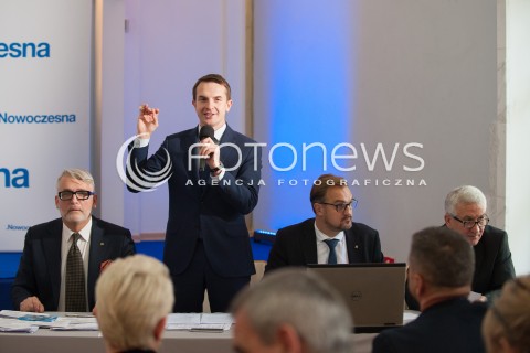  15.10.2017 WARSZAWA<br />KONWENCJA PARTII NOWOCZESNA<br />N/Z ADAM SZLAPKA<br /> 