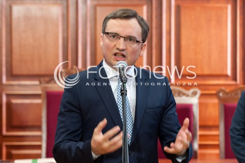  16.10.2017 WARSZAWA<br />KONFERENCJA MINISTRA SPRAWIEDLIWOSCI W SADZIE OKREGOWYM<br />N/Z ZBIGNIEW ZIOBRO<br /> 