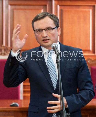  16.10.2017 WARSZAWA<br />KONFERENCJA MINISTRA SPRAWIEDLIWOSCI W SADZIE OKREGOWYM<br />N/Z ZBIGNIEW ZIOBRO<br /> 